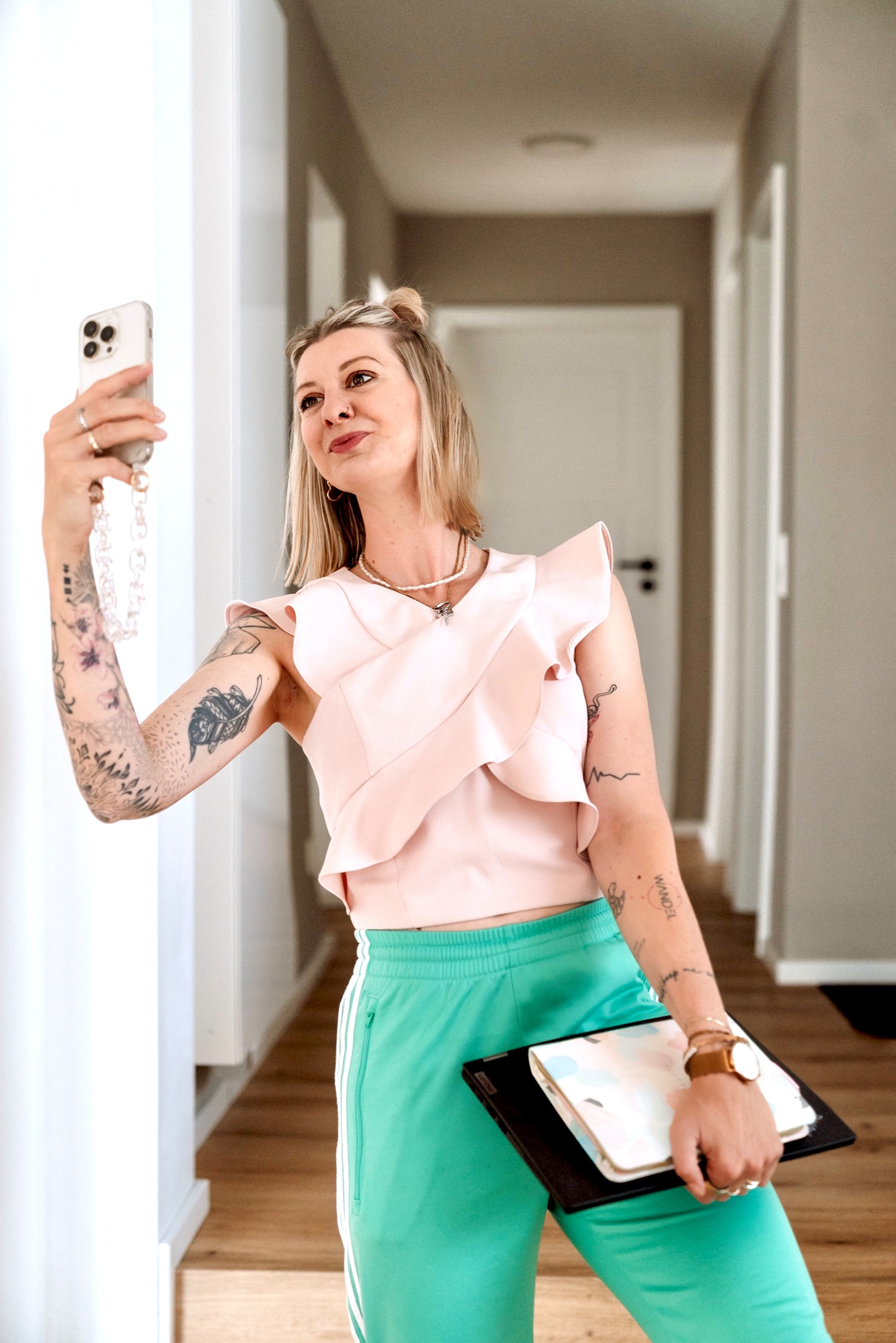 Sylvie Knecht bei der Arbeit